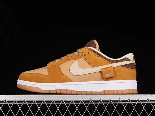 All categories Nk SB Dunk series Nk SB Dunk Low low-top sneakers F version Nk Dunk Low Bear joint name wheat color SB low-top sports and leisure sneakers DZ5350-288